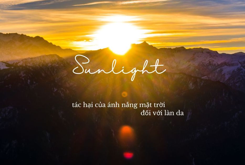 tác hại của ánh nắng mặt trời