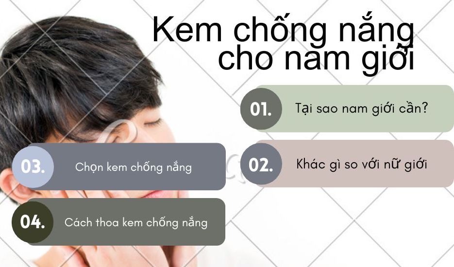 kem chống nắng cho nam giới